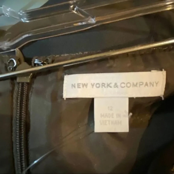 New York &Company brown metallic skirt - Picture 6 of 7